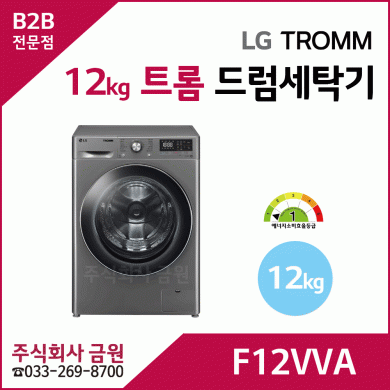 LG 12kg 트롬 드럼세탁기 F12VVA