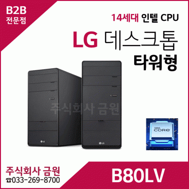 LG 데스크톱 타워형 PC B80LV