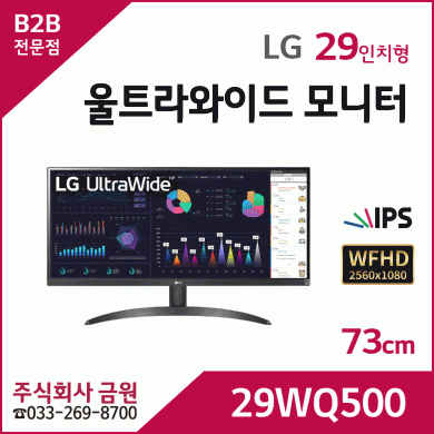 LG 울트라와이드 모니터 29WQ500