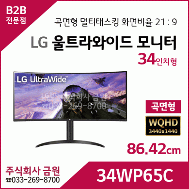 LG 울트라와이드 모니터 34WP65C