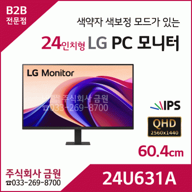 LG 24인치 LED 모니터 24U631A