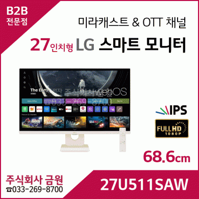 LG 스마트모니터 27U511SAW