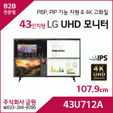 LG 울트라HD 모니터 43U712A