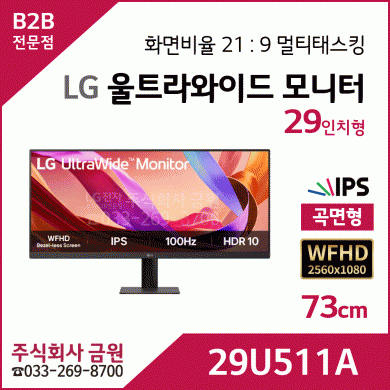 LG 울트라와이드 모니터 29U511A