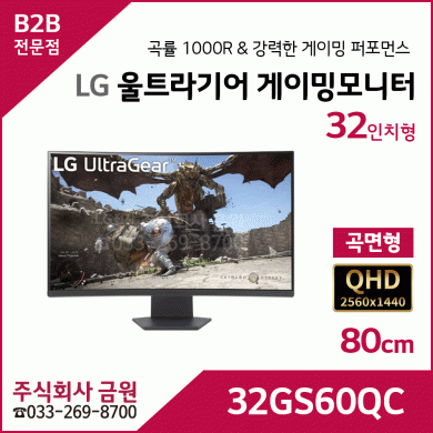 LG 울트라기어 게이밍모니터 32GS60QC