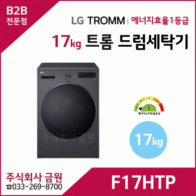 LG 17kg 트롬 드럼세탁기 F17HTP