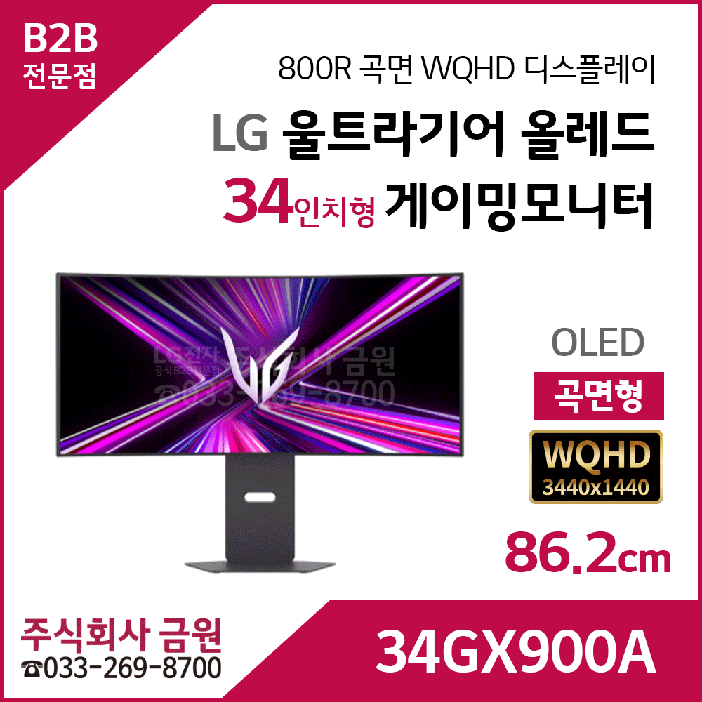 LG 울트라기어 올레드 게이밍모니터 34GX900A